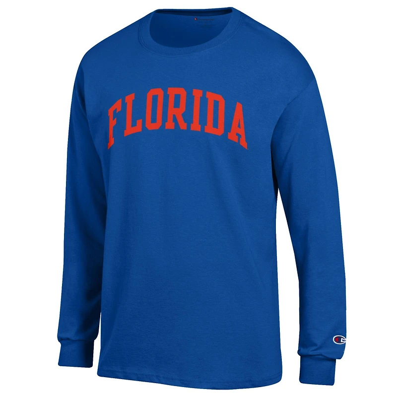 Men's Champion Florida Gators Basic Arch Long Sleeve T-Shirt