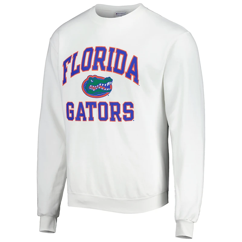 Sweat-shirt Champion blanc Florida Gators High Motor pour homme