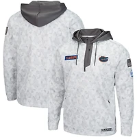 Colosseum Arctic Camo Florida Gators OHT Military Appreciation Sweat à capuche zippé pour homme