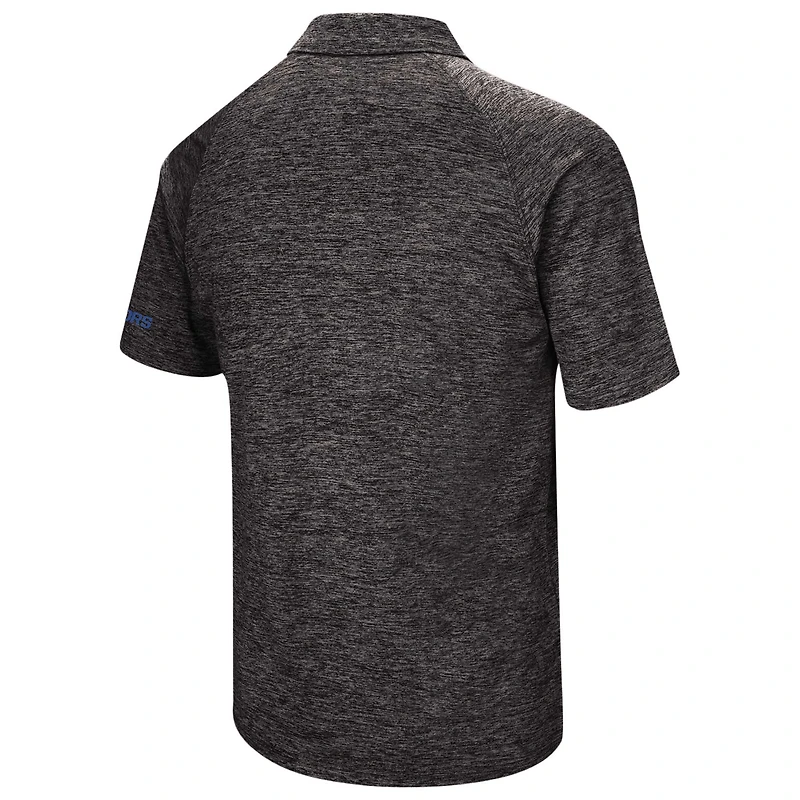 Men's Colosseum Black Florida Gators Big & Tall Down Swing Polo