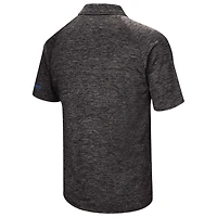 Men's Colosseum Black Florida Gators Big & Tall Down Swing Polo