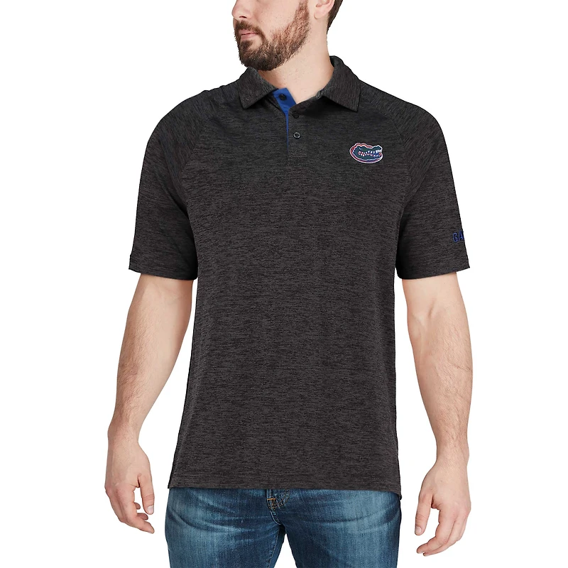 Men's Colosseum Black Florida Gators Down Swing Polo