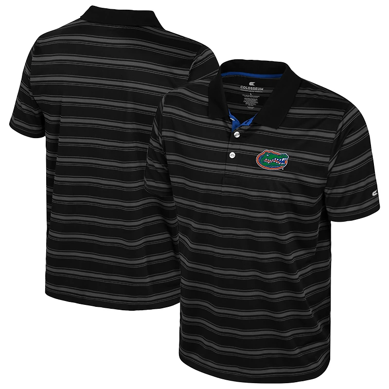 Polo noir Colosseum pour homme, motif Milk Steak des Florida Gators