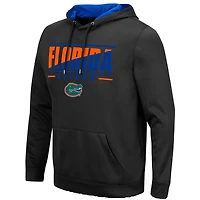 Sweat à capuche Colosseum Black Florida Gators Slash Stack 2.0 pour hommes