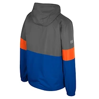 Men's Colosseum Charcoal Florida Gators Miles Full-Zip Jacket