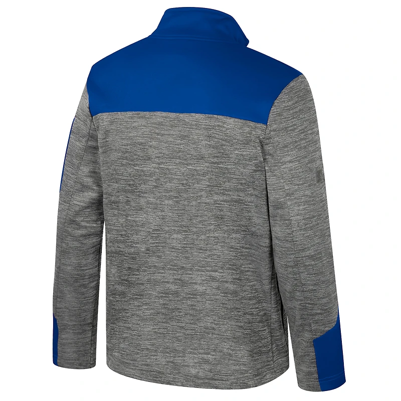 Veste zippée complète pour homme Colosseum Gray/Royal Florida Gators Guard
