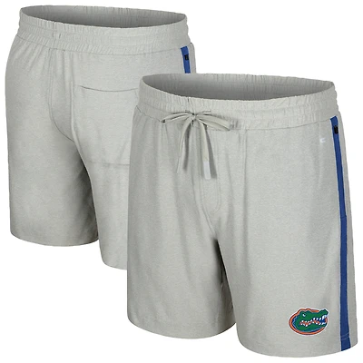 Men's Colosseum Gray Florida Gators Mac Shorts