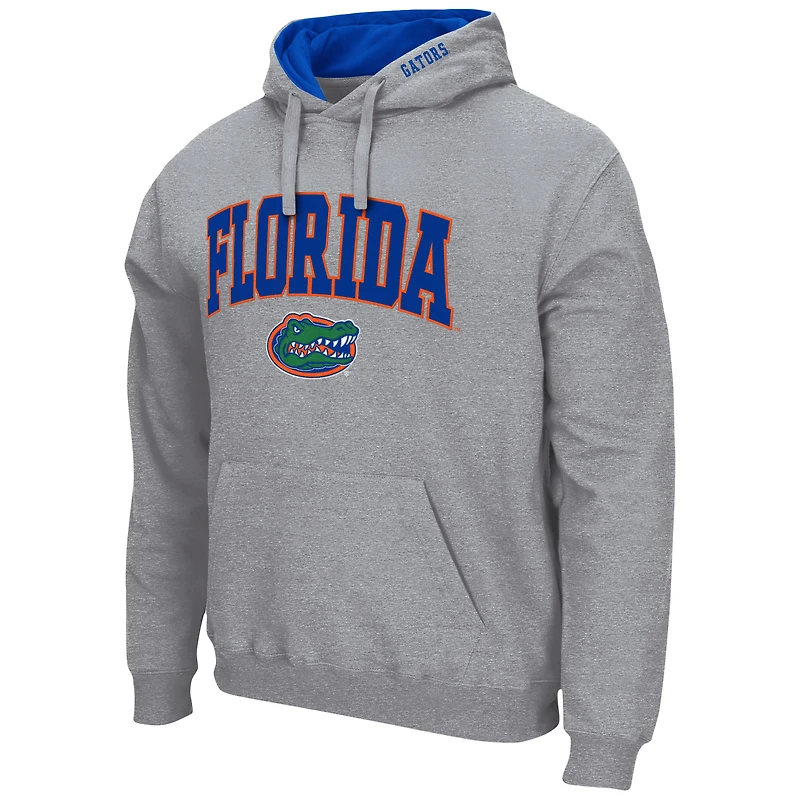 Sweat à capuche Colosseum Heather Grey Florida Gators Arch & Logo 3.0 pour hommes