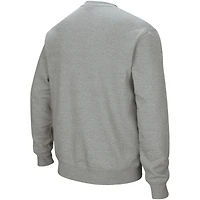 Colosseum gris chiné Florida Gators Arch & Logo Crew Neck Sweat-shirt pour homme