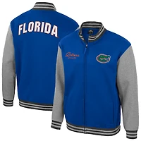 Men's Colosseum Royal Florida Gators Ambi-Turner Full-Zip Varsity Jacket