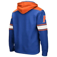 Pull à capuche lacets pour hommes Colosseum Royal Florida Gators Big & Tall Hockey