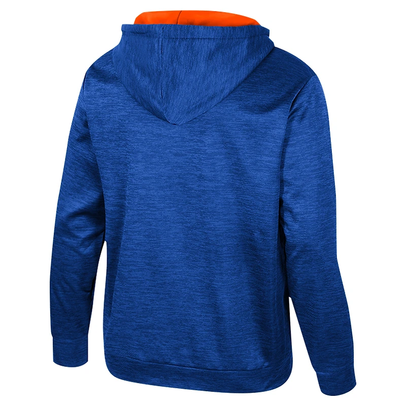 Sweat à capuche demi-zippé Cypher pour homme Colosseum Royal Florida Gators