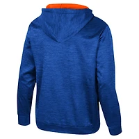 Sweat à capuche demi-zippé Cypher pour homme Colosseum Royal Florida Gators