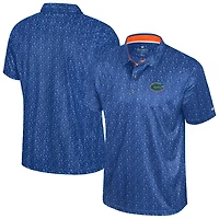 Polo imprimé football Colosseum Royal Florida Gators pour homme