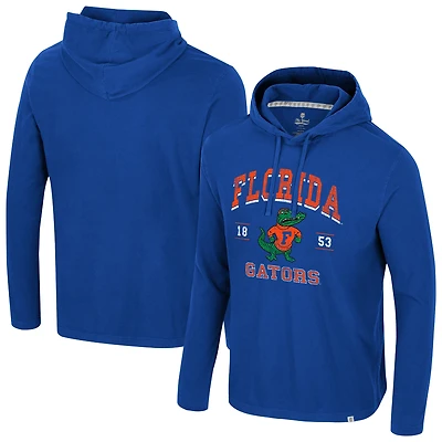 Sweat à capuche délavé Colosseum Royal Florida Gators Simoleans pour homme