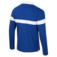 Men's Colosseum  Royal Florida Gators Too Cool For School Long Sleeve Polo