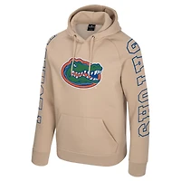 Men's Colosseum Tan Florida Gators Big Break Raglan Hoodie