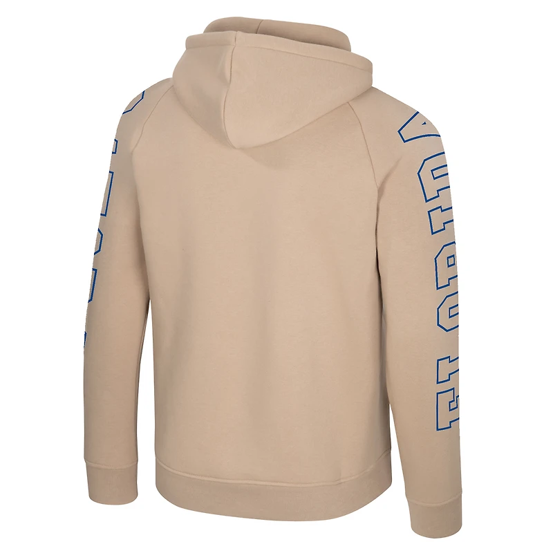 Men's Colosseum Tan Florida Gators Big Break Raglan Hoodie