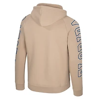 Men's Colosseum Tan Florida Gators Big Break Raglan Hoodie