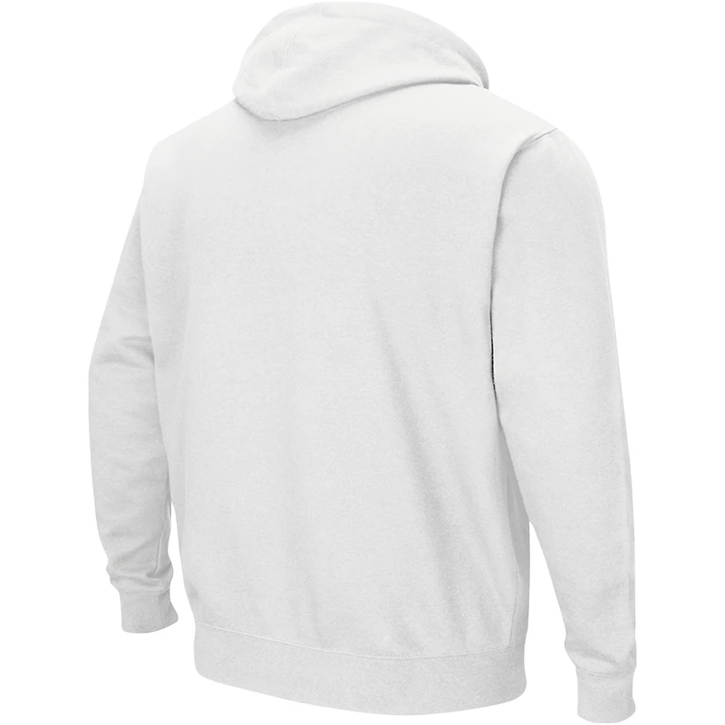 Men's Colosseum White Florida Gators Sunrise Pullover Hoodie
