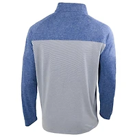 Pull à capuche Columbia bleu/gris Florida Gators Omni-Wick Rockin' It fermeture éclair quart de tour pour homme