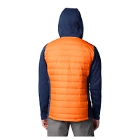 Veste à capuche hybride entièrement zippée Columbia Out-Shield pour homme, bleu marine/orange, Florida Gators