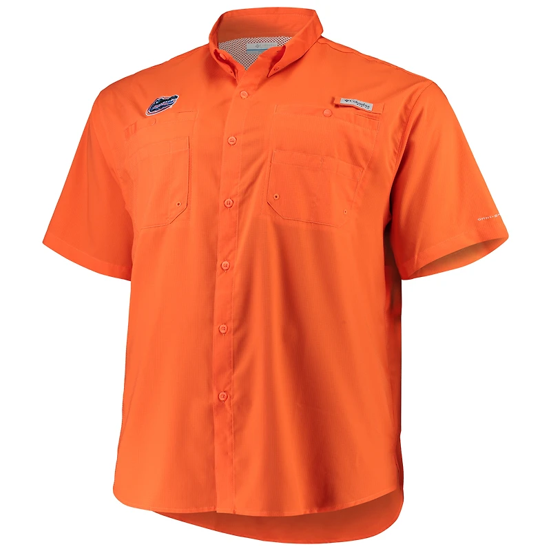 Chemise boutonnée Columbia Orange Florida Gators Big & Tall Collegiate Tamiami pour homme