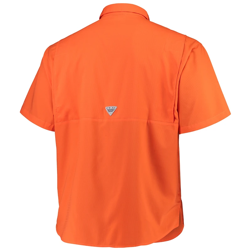 Chemise boutonnée Columbia Orange Florida Gators Big & Tall Collegiate Tamiami pour homme