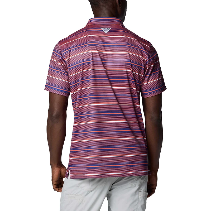 Polo Columbia Royal Florida Gators PFG Super Terminal Tackle™ Omni-Shade™ Bangalows pour homme