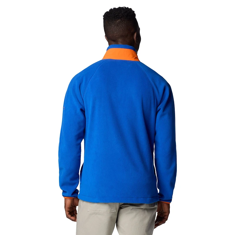 Veste polaire à glissière complète Columbia Royal Florida Gators Flanker IV Raglan pour homme
