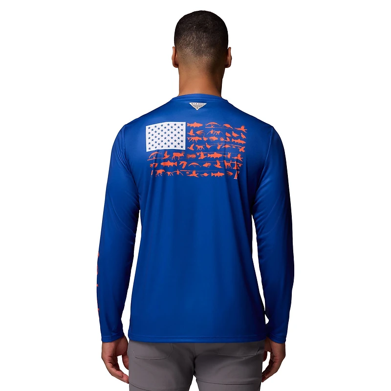 Men's Columbia  Royal Florida Gators PHG Terminal Shot Long Sleeve T-Shirt