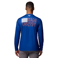 Men's Columbia  Royal Florida Gators PHG Terminal Shot Long Sleeve T-Shirt
