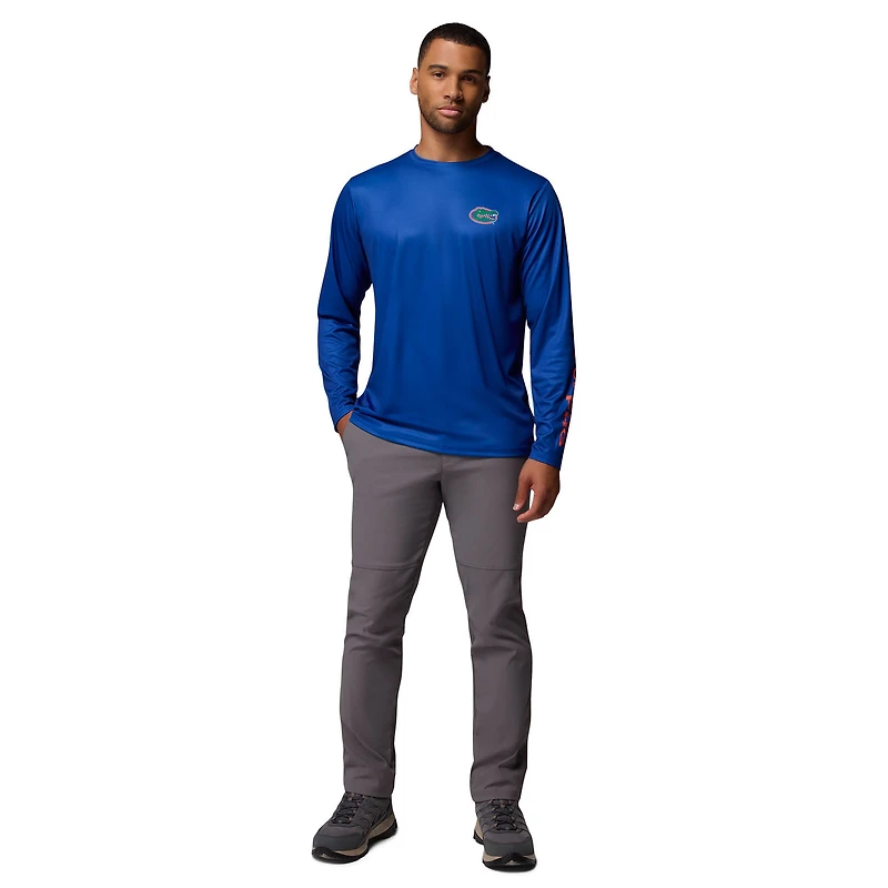Men's Columbia  Royal Florida Gators PHG Terminal Shot Long Sleeve T-Shirt