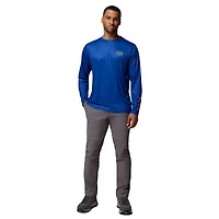 Men's Columbia  Royal Florida Gators PHG Terminal Shot Long Sleeve T-Shirt