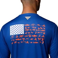 Men's Columbia  Royal Florida Gators PHG Terminal Shot Long Sleeve T-Shirt