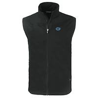 Men's Cutter & Buck  Black Florida Gators Charter Eco Recycled Full-Zip Vest