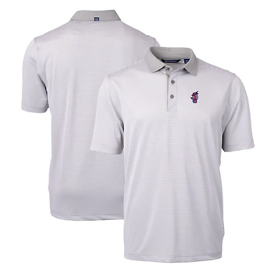 Men's Cutter & Buck  Gray Florida Gators Swinging Gator Big Tall Virtue Eco Pique Recycled Polo
