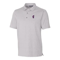 Men's Cutter & Buck Heather Gray Florida Gators Swinging Gator Forge Heathered Stretch Polo