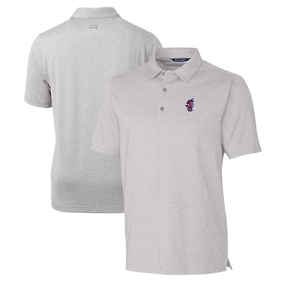 Men's Cutter & Buck Heather Gray Florida Gators Swinging Gator Forge Heathered Stretch Polo