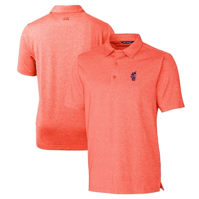 Polo extensible chiné Forge Swinging Gator de Floride pour homme, orange Cutter & Buck