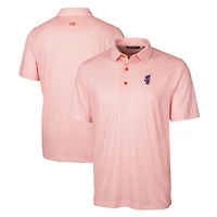 Polo stretch Cutter & Buck pour homme, orange Florida Gators, motif à pois et swing d'alligator
