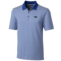 Polo à rayures ton sur Forge pour homme Cutter & Buck Royal Florida Gators, grandes tailles