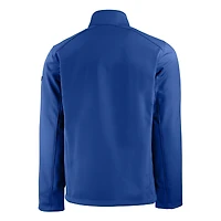 Veste Cutter & Buck Royal Florida Gators Evoke Eco Softshell recyclée à fermeture éclair intégrale pour homme