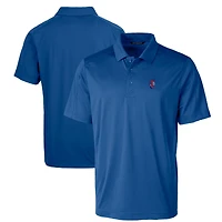 Polo extensible texturé Cutter & Buck Royal Florida Gators Swinging Gator Prospect pour homme