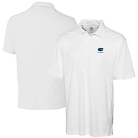 Men's Cutter & Buck  White Florida Gators Alumni Logo DryTec Genre Textured Solid Polo