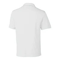 Men's Cutter & Buck  White Florida Gators Alumni Logo DryTec Genre Textured Solid Polo