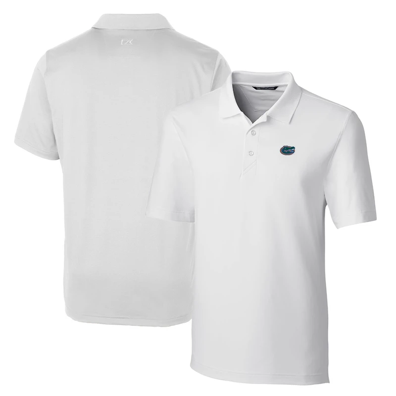 Polo extensible Forge blanc Cutter & Buck pour homme, coupe grande et taille, des Florida Gators