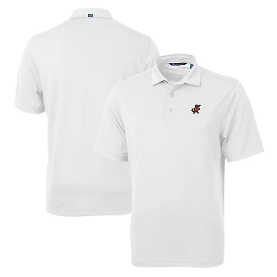 Men's Cutter & Buck White Florida Gators Team Big Tall Virtue Eco Pique Recycled Polo