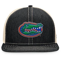 Men's Fanatics Black/Natural Florida Gators Legend Trucker Snapback Hat