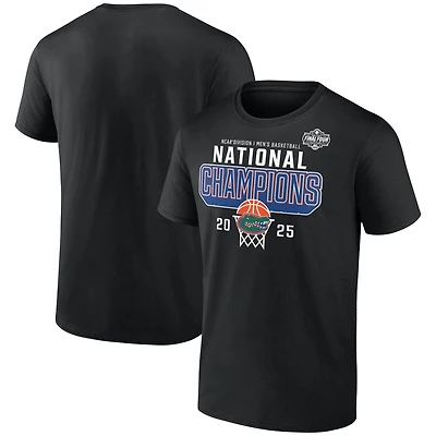 Men's Fanatics  Black Florida Gators 2025 NCAA Basketball National Champions Core T-Shirt